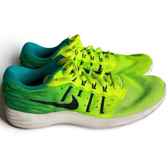 Nike Lunarstelos Volt/Rio Lace-up Men's Running Shoes 844591-700 Mens 11.5 - Picture 2 of 8